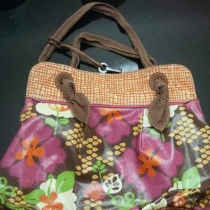 Fossil women's floral purse